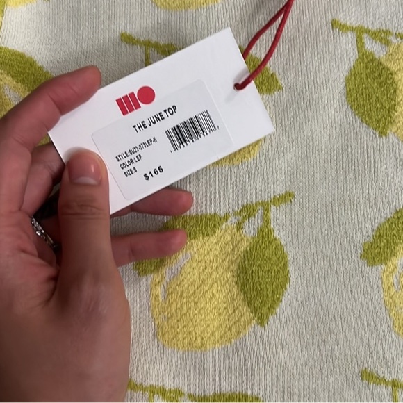 SET NWT SOLID & STRIPED LEMON JUNE TOP AND ROSIE SKIRT - Picture 11 of 12